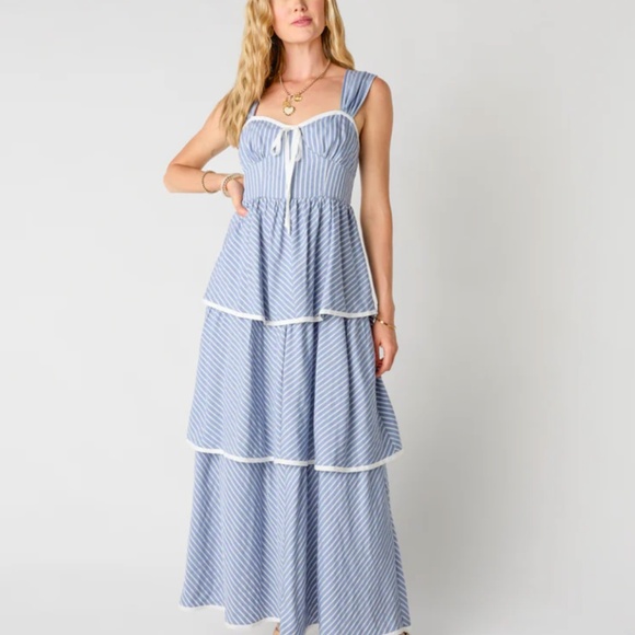 Corset-Style Midi Dress *NEW - NEVER WORN* - Picture 1 of 3